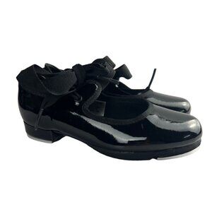 Bloch Little Girls Tap Shoes Annie Tyette Patent Leather Size 10
